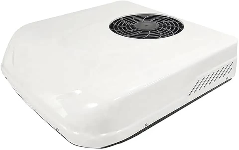 Refrigeração nova energia 12v telhado ar condicionado, 9600 BTU RV Electirc AC unidade 12 volts para motorhome trailer caminhão campista duplo rotor compressor refrigeração nova energia
