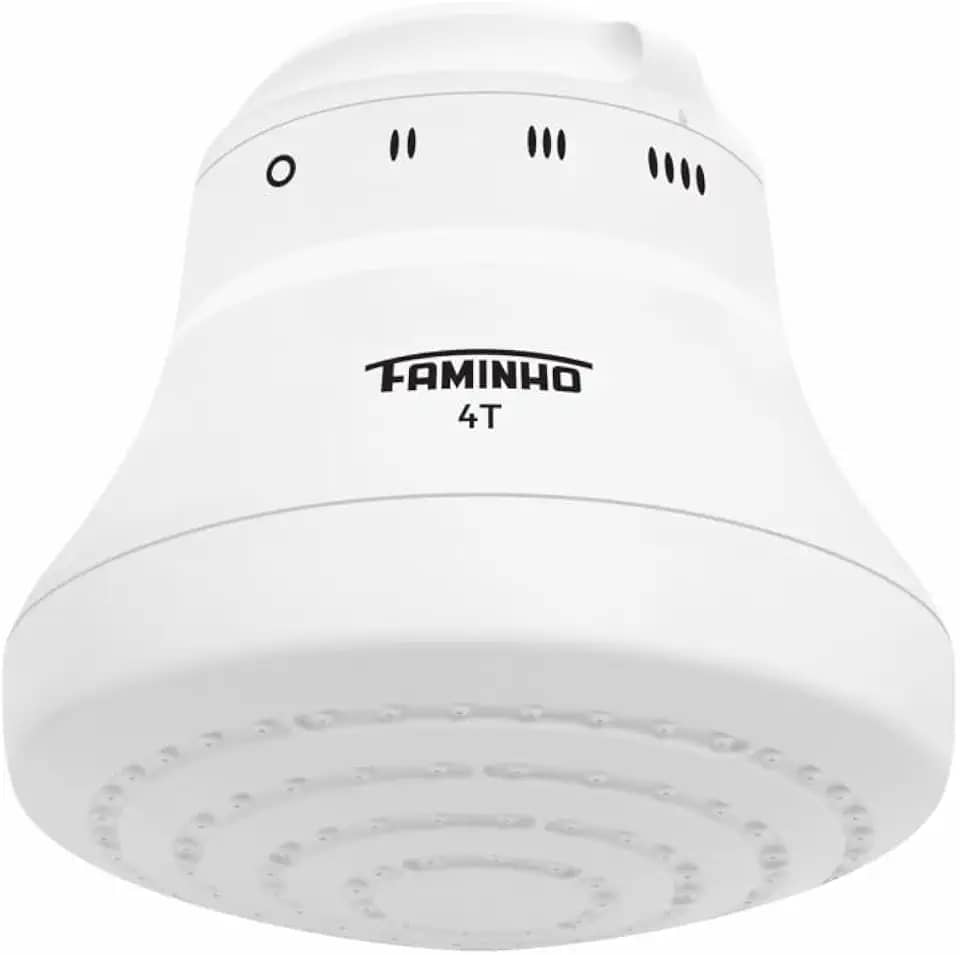 CHUVEIRO ELÉTRICO - DUCHA FAMINHO 4T BRANCA 220V 6800W - FAME