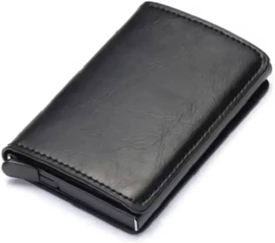 CARTEIRA PORTA CARTÕES AUTOMÁTICA ANTIFURTO RFID