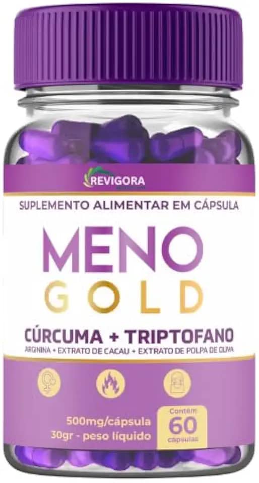 MenoGold - Suplemento Cápsulas para Menopausa - 60 Caps