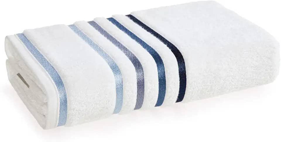 Karsten - Toalha de Banho Lumina Branco com Azul70 X 140