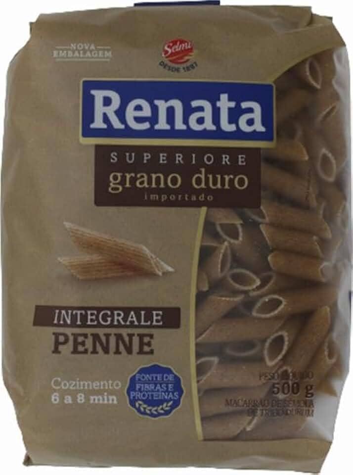 Macarrão Integral Penne 500g Renata