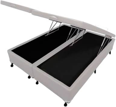 Box Baú Castor Queen Branco 158x198x35cm