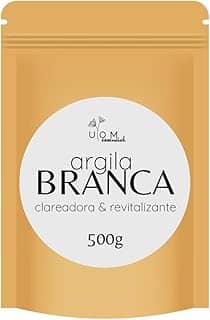 Argila Branca Clareadora e Revitalizante UOM 500g | 100g (100g)
