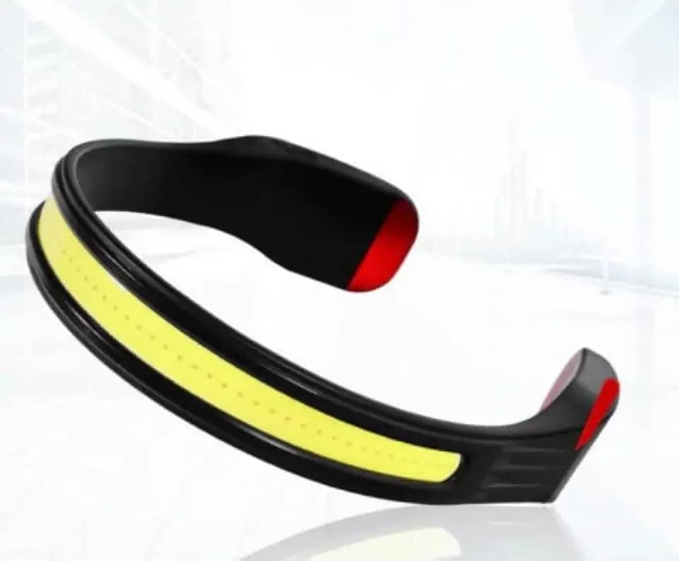 Lanterna de Cabeça Luz Vermelha Traseira Segurança Noturna Para Corridas Noturnas Pesca Ciclismo Caminhada Recarregável com 350 Lumens e 10 Horas de Uso 3 Modos de Iluminação Piscante Prova D'Agua