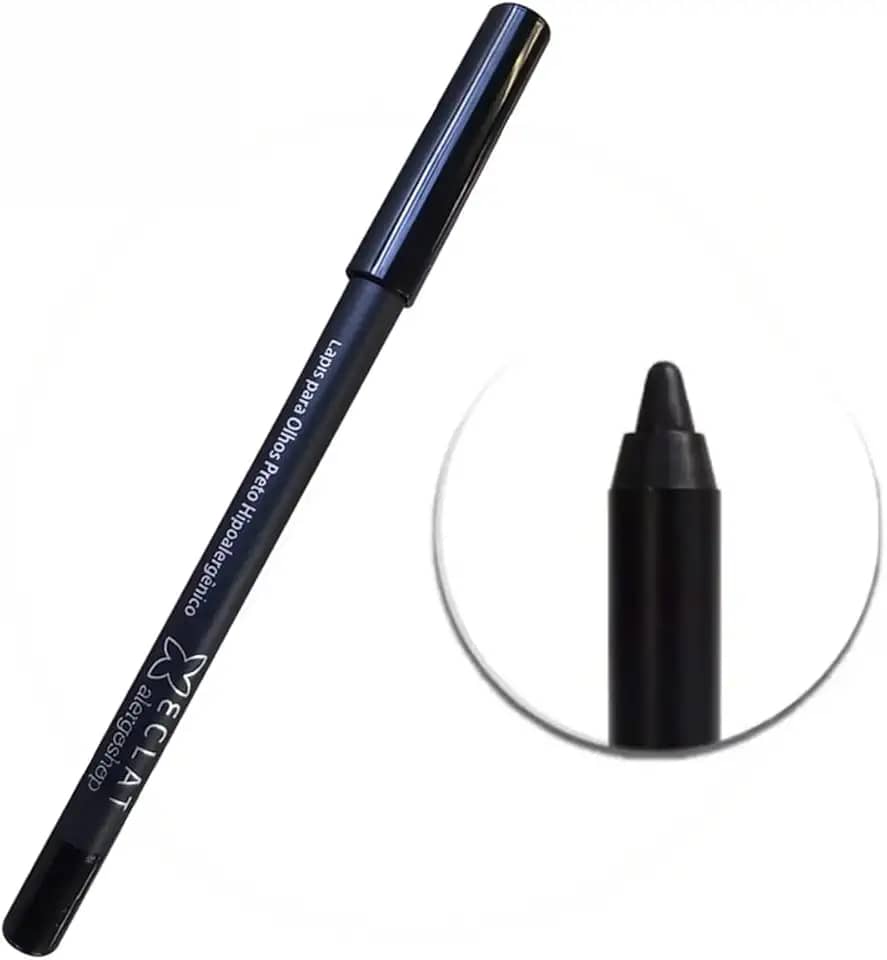 Lápis De Olho Preto Hipoalergênico Alergoshop Antialérgico