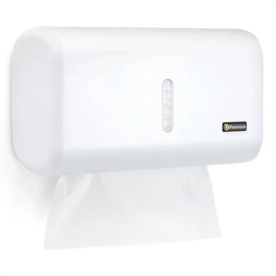 Conjunto Dispenser Papel Toalha Saboneteira Consultorio Casa