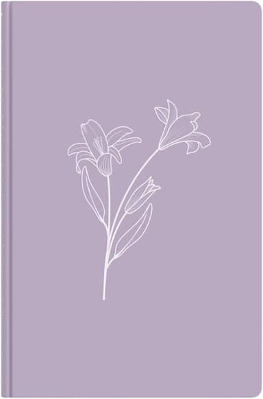 Biblia NVI Feminina - Letra Grande - Capa Dura - Lírios Lilás