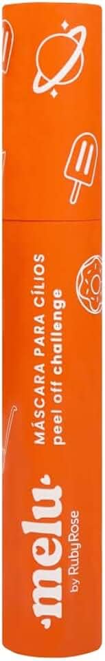 MÁSCARA PARA CÍLIOS PEEL OFF MELU RR517 CHALLENGE RUBYROSE
