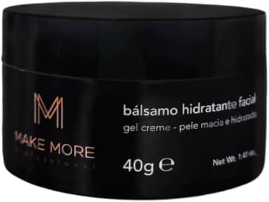 Bálsamo Hidratante Facial Make More 40g Pré Maquiagem Gel Creme Vegano Skin Care