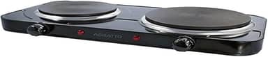 Agratto Fogão eletrico de mesa 2 pratos FMP-01 preto 127V 2500W, Modelo: FMP01