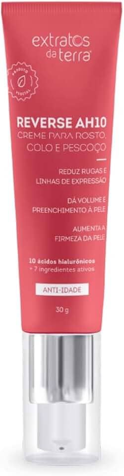 Creme anti-idade reverse ah10 para rosto, colo e pescoço 30 g