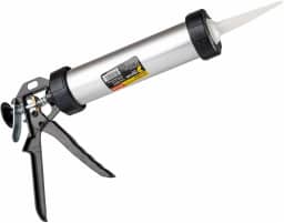 Aplicador Pistola de Silicone de Alumínio com Bico Modelo Tubular Tubo Profissional Fertak