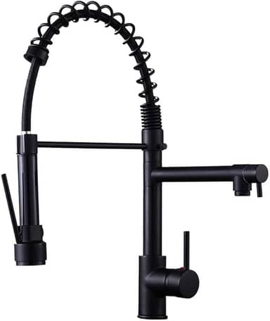 Torneira Gourmet 50cm com Misturador Monocomando Preta de Bancadabelccatgm50p-bl