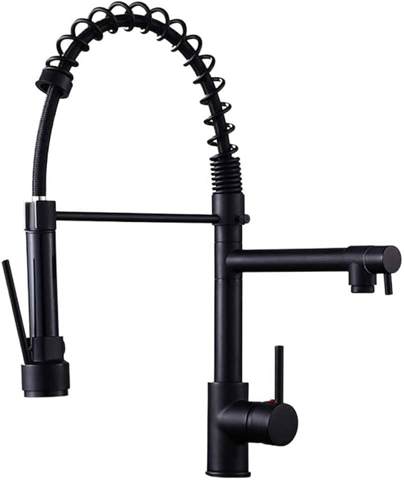 Torneira Gourmet 50cm com Misturador Monocomando Preta de Bancadabelccatgm50p-bl