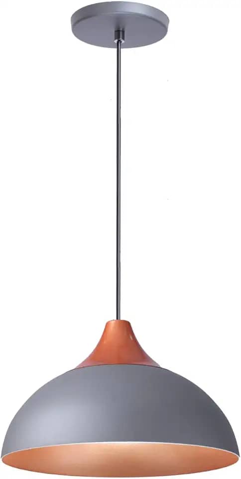 Pendente Lustre Luminária Panama Cinza