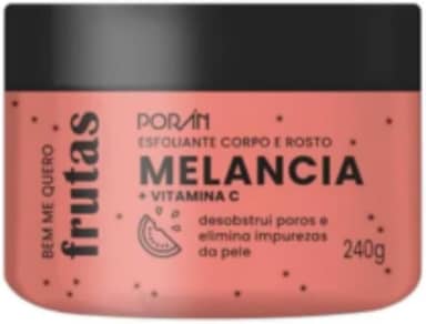 Poram Esfoliante Corporal e Facial de Melancia, 240g
