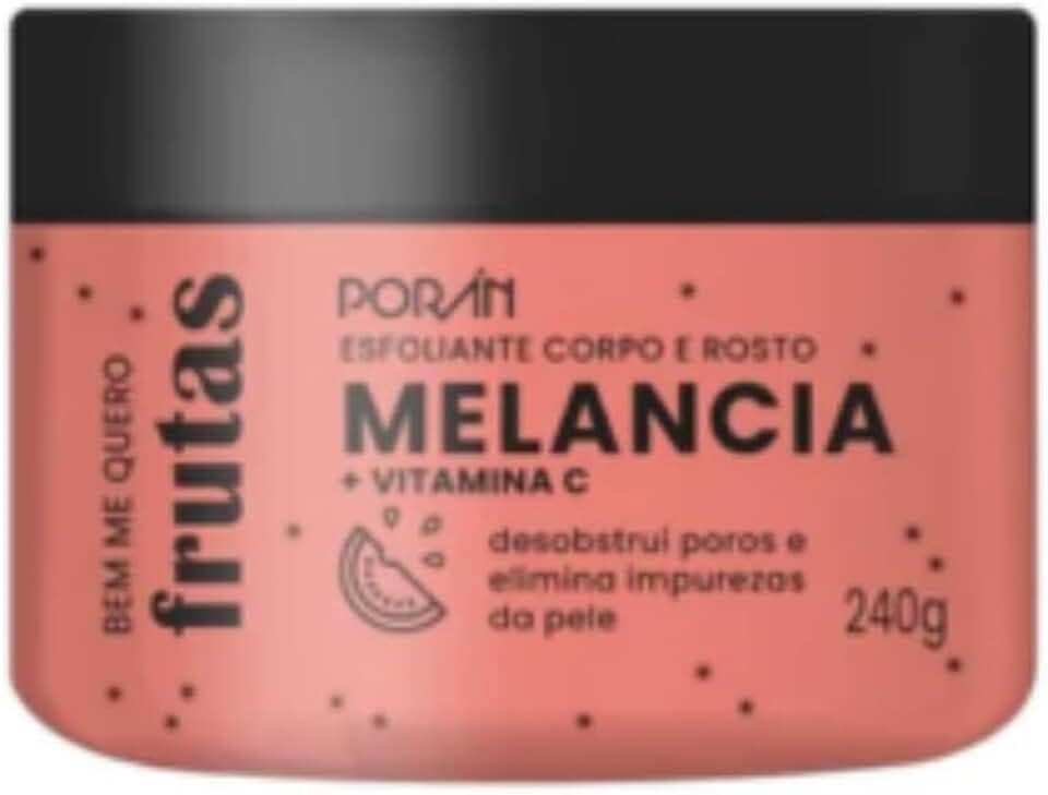 Poram Esfoliante Corporal e Facial de Melancia, 240g