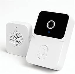 Campainha Inteligente Sem Fio com Câmera HD Visão Noturna e Áudio Bidirecional Conexão Wi-Fi Monitoramento em Tempo Real pelo Celular Alerta de Movimento e Segurança Residencial Premium