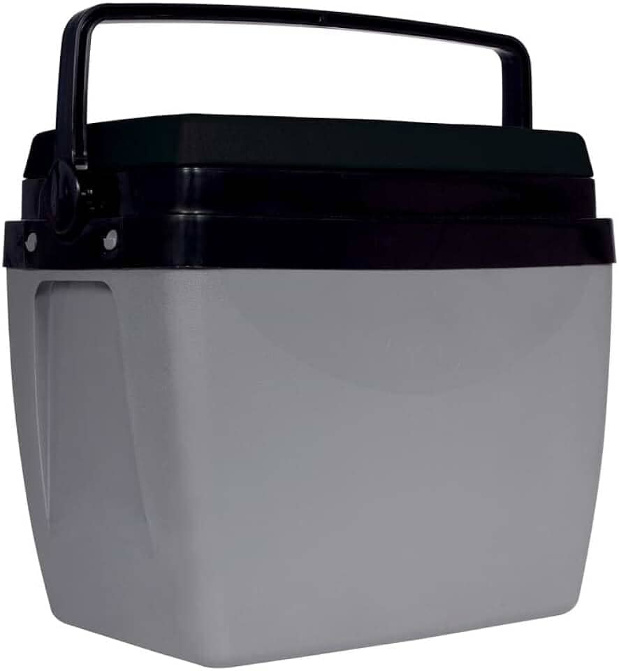 Mor - Caixa Térmica 26 Litros Cinza com Preto