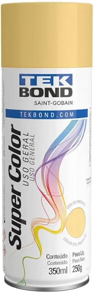 Tinta Spray Bege Aerossol TekBond Uso Geral 350ml/250g