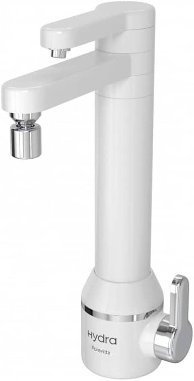 Torneira De Mesa Com Filtro Bica Alta Puravitta Branco Hydra