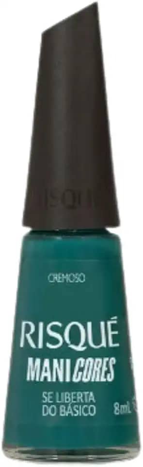Risqué Esmalte Verde Escuro ManiCores Se Liberta do Básico Cremoso 8ml