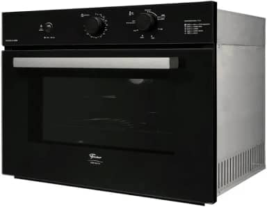 Forno de Embutir a Gás Fischer Infinity 50L com Grill Dourador e Timer Preto 220V