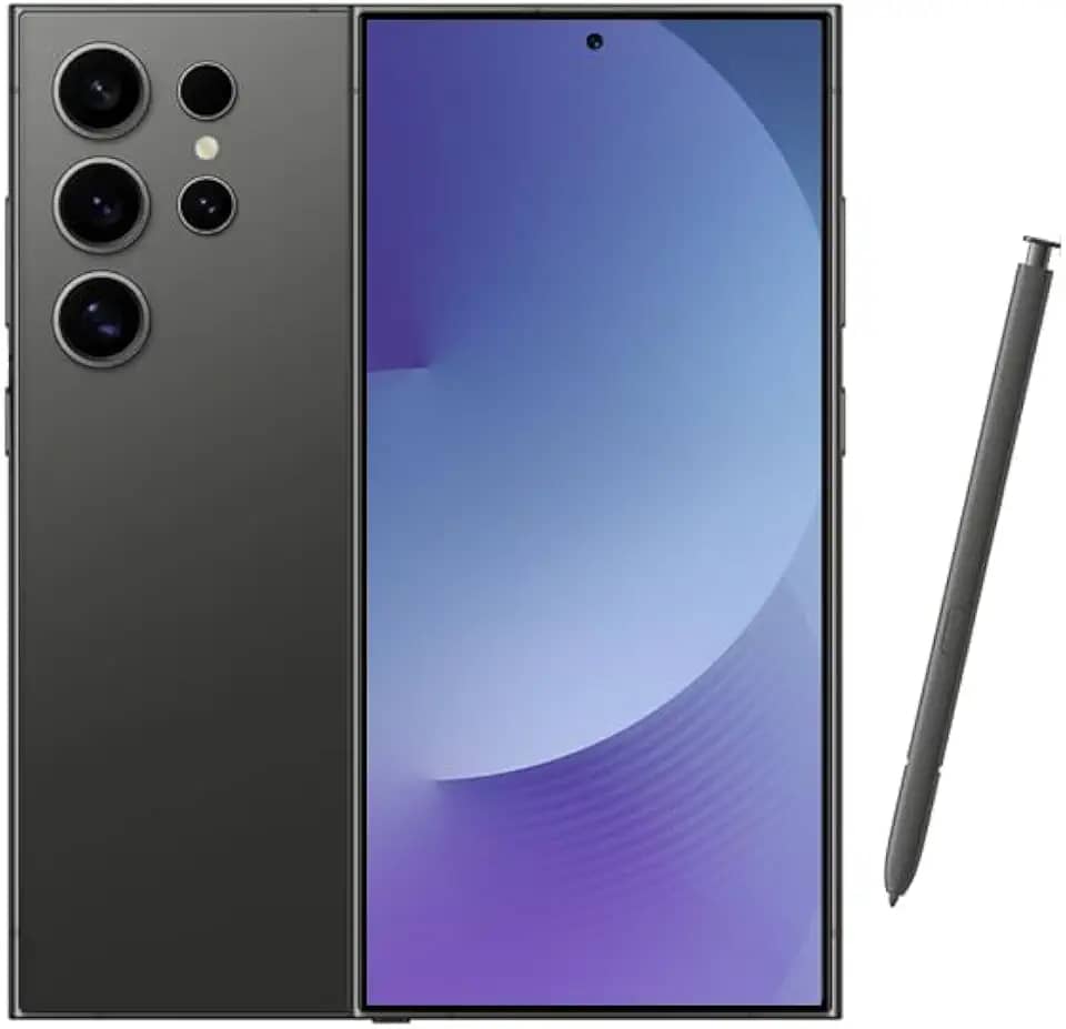 Smartphone Samsung Galaxy S24 Ultra, Galaxy AI, Selfie de 12MP, Tela de 6.8" 1-120Hz, 512GB, 12GB RAM - Titânio Preto (Recondicionado)