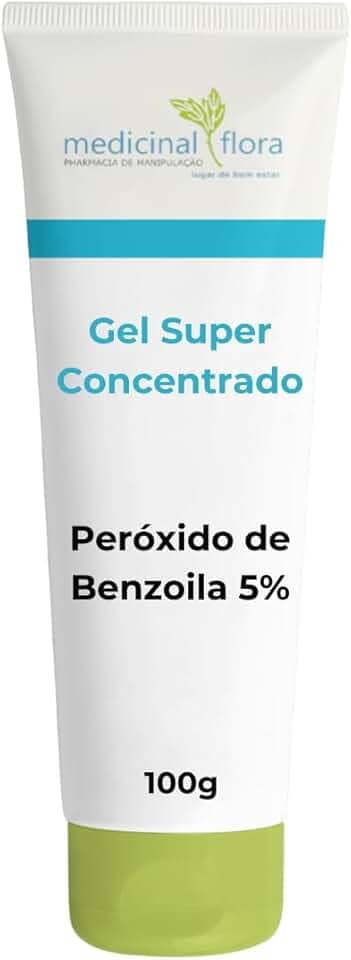 Gel Peróxido de Benzoíla 5% Cravos Espinhas Acnes - 100g