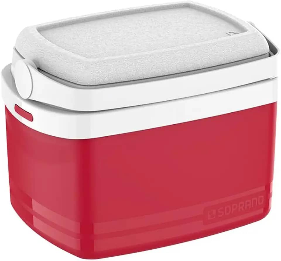 Caixa Térmica Tropical 5L, Soprano, 5060, Vermelha, Pequeno