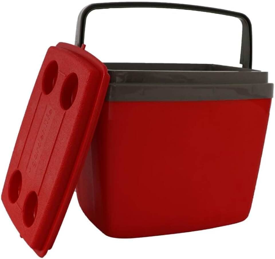 GardenLife | Caixa Térmica Para Gelo do Plastico e Isotérmica Com Porta-Copos | 34L |