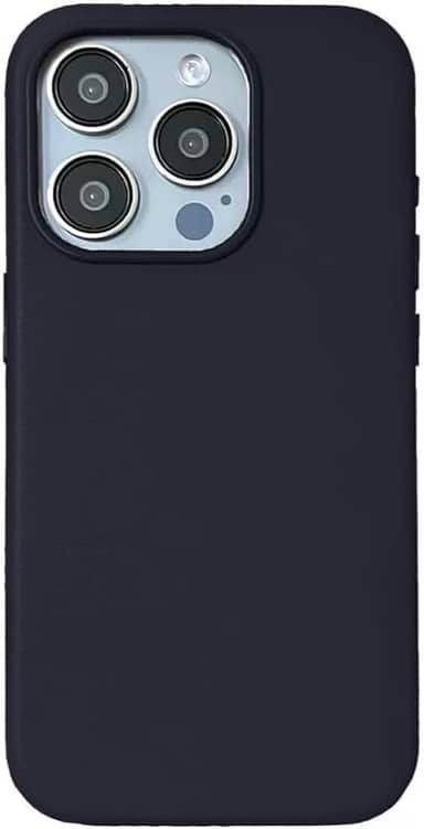 Capa Case Capinha De Couro Para iPhone 15 15 Pro iPhone 15 Pro Max Premium Compativel Com Magsafe (Azul Marinho, iPhone 15)