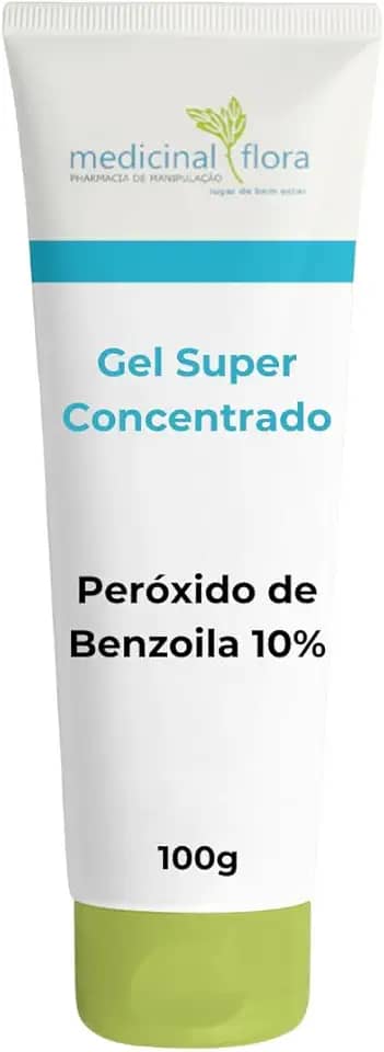 Gel Peróxido de Benzoíla 10% Cravos Espinhas Acnes - 100g
