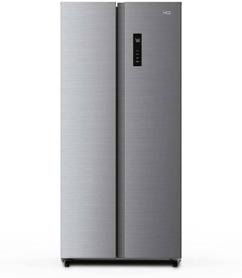 Geladeira Refrigerador HQ Frost Free Side By Side 480 Litros Inox HQ-480SBSFFK (127V)