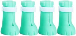 Sapatos Para Pet Bota Antiderrapante Cachorro E Gato Protetor De Patas Sapatinhos Silicone Ajustáveis Botinhas Cães E Pets