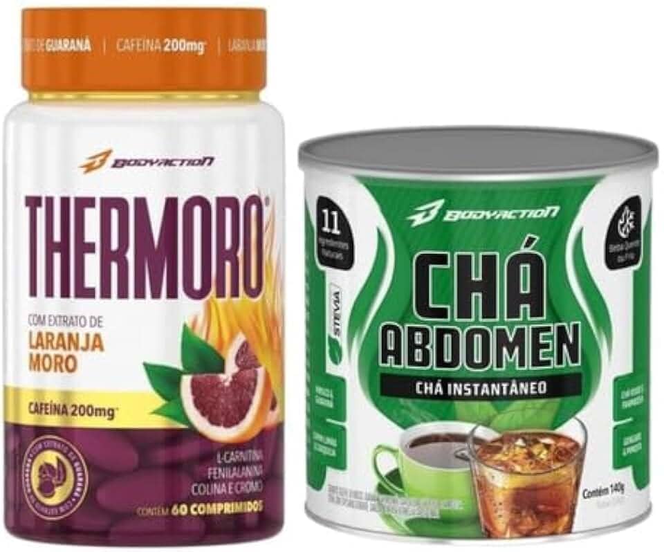 Combo Termogênico Thermoro + Chá Abdomen 140g – Queima de Gordura e Definição Corporal