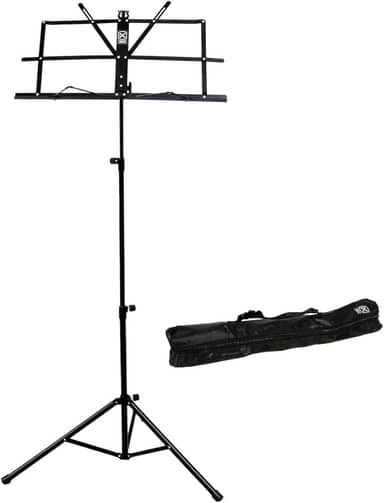 Estante Partitura Suporte Pedestal Cavalete Bolsa Ferro Ibox