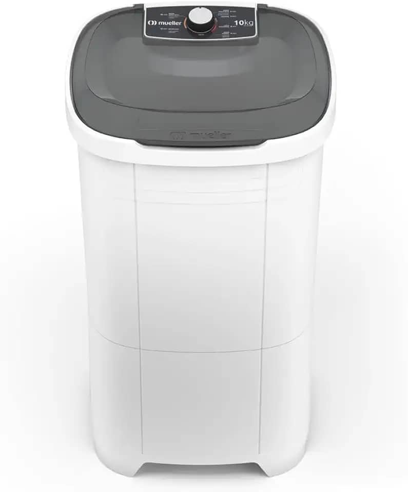 Mueller Máquina de Lavar Roupa Semiautomática Tanquinho 10 kg Branco 220V MLT10