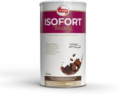 Vitafor - Whey Isofort Beauty - 450g - Cacau