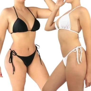 Kit 2 biquíni cortininha marquinha fio dental