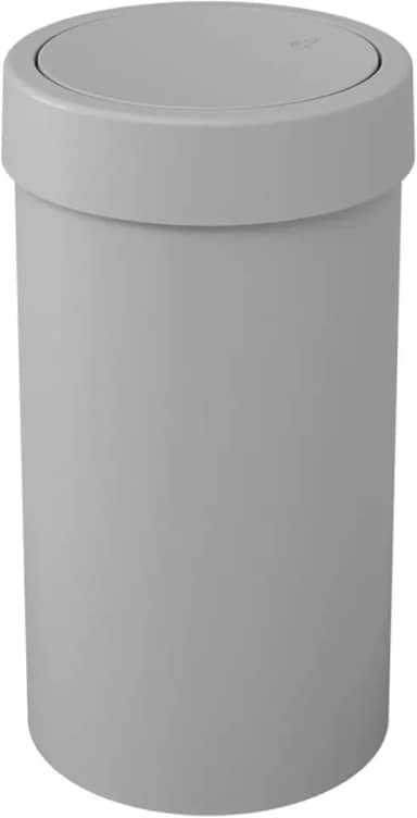 Coza - Lixeira com Tampa Basculante 9L - Cinza Frio