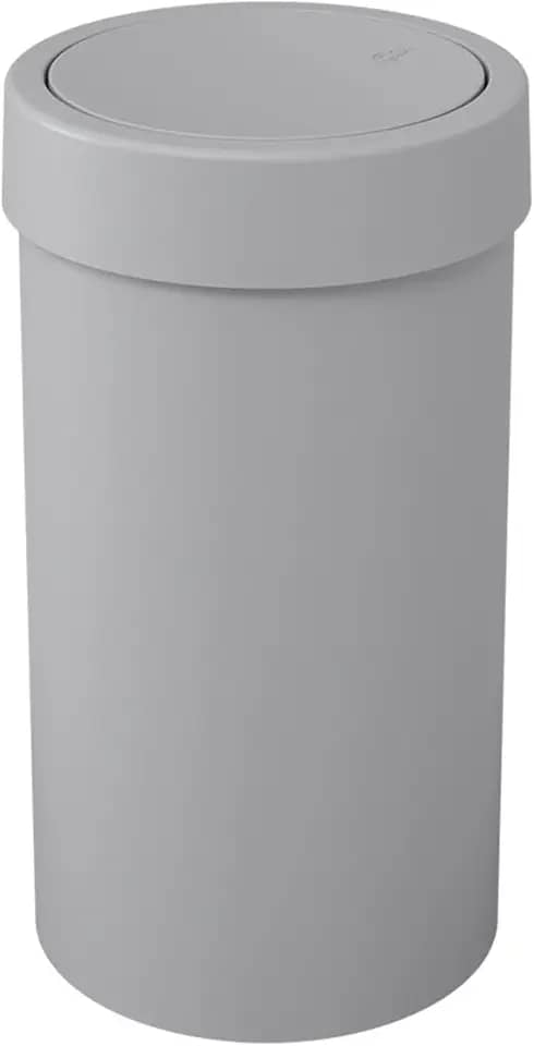 Coza - Lixeira com Tampa Basculante 9L - Cinza Frio