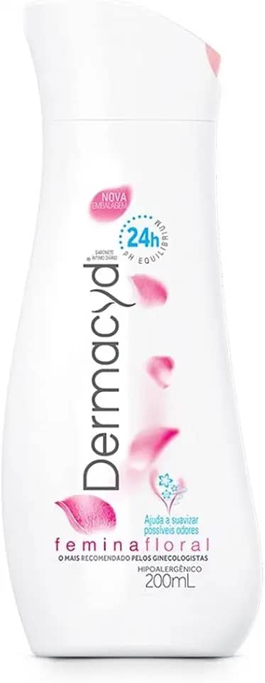Sabonete líquido íntimo Dermacyd Femina 24h, 200 ml