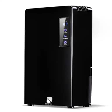 Desumidificador Elétrico Portátil Bivolt Antimofo 2200ml (Preto)