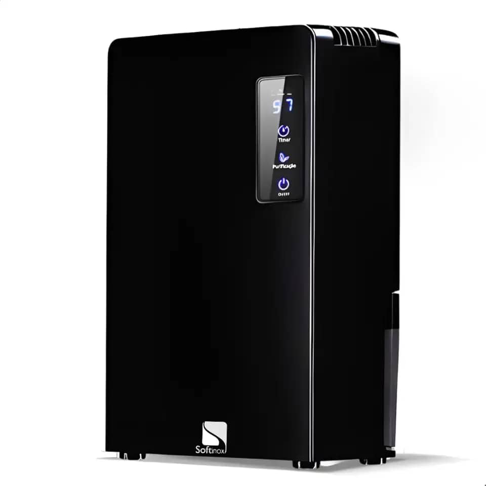 Desumidificador Elétrico Portátil Bivolt Antimofo 2200ml (Preto)