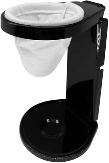 Coador de Café individual em Pano 17cm com Suporte Dobrável, Reutilizável e Sustentável para Café Coado Manual