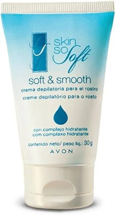 AVON SKINSOSOFT SOFT & SMOOTH CREME DEPILATÓRIO PARA O ROSTO 30G