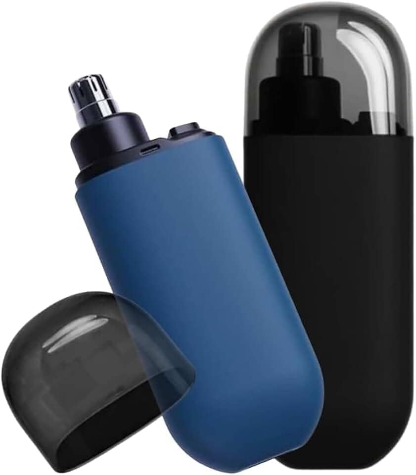 Aparador de Pelos Nariz e Orelha Profissional Recarregável USB Sem Desconforto Portátil Inox Compacto Silencioso Rápido Seguro Versátil Alta Eficiência Higiene Design Ergonômico Resistente Água