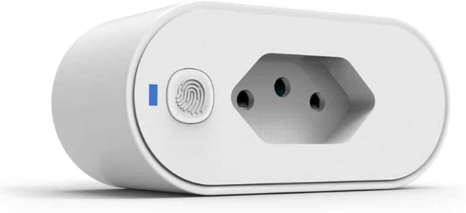 Tomada Inteligente Wi-Fi 16A Bivolt Smart Plug Compatível Alexa Google Home Monitor de Consumo App Tuya Smart Life Automação Residencial